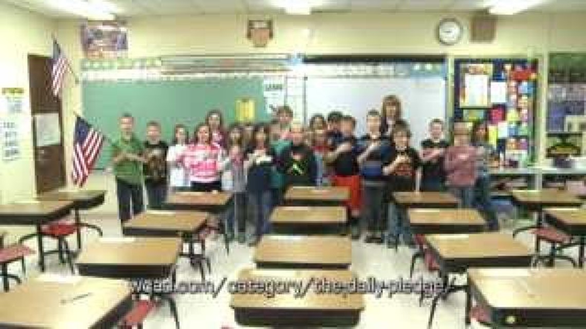 The Pledge from Mrs. Lindell’s class at Apollo Elementary School