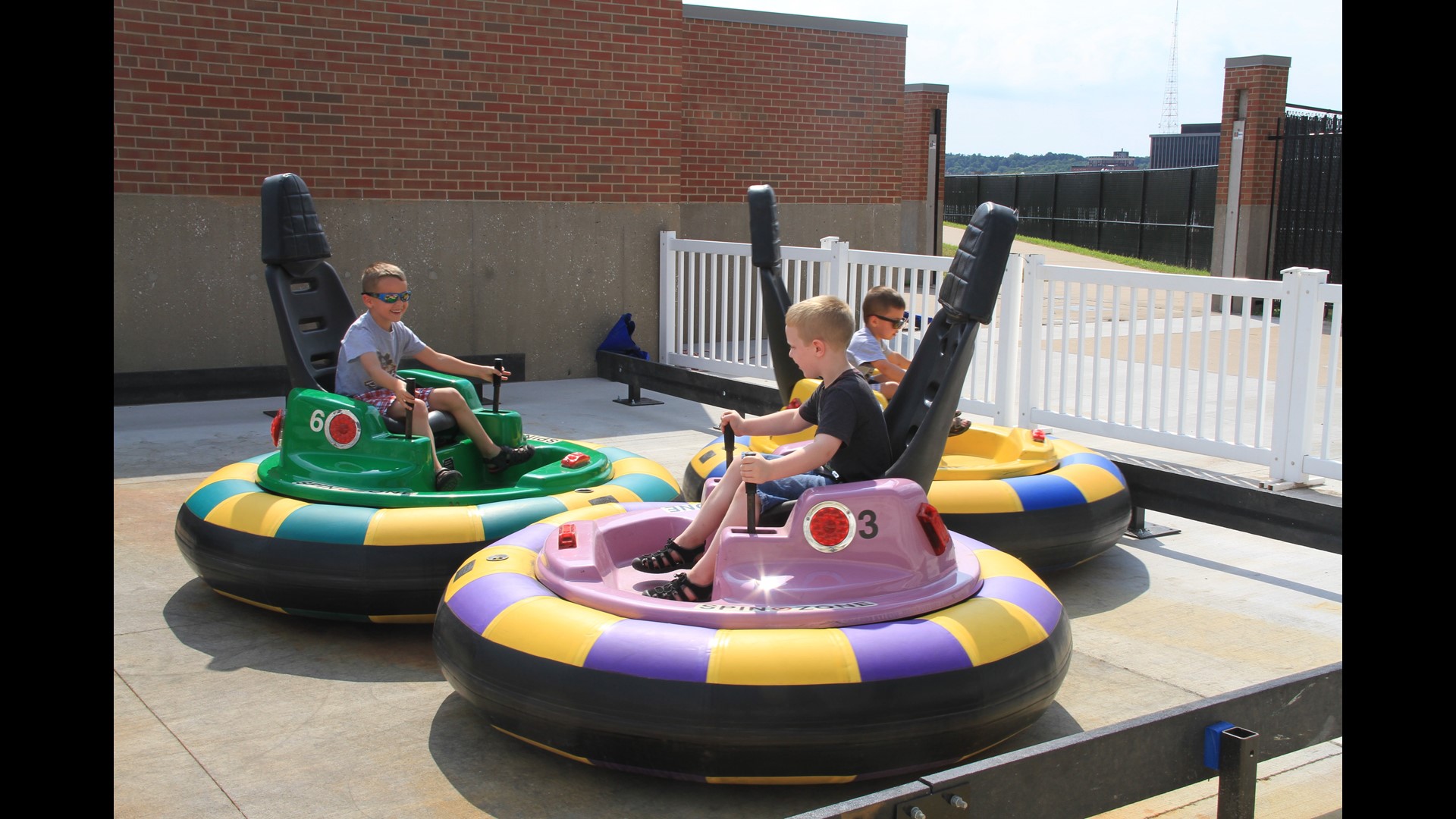 New bumper cars at Modern Woodmen Park is the classic ride with a ‘spin