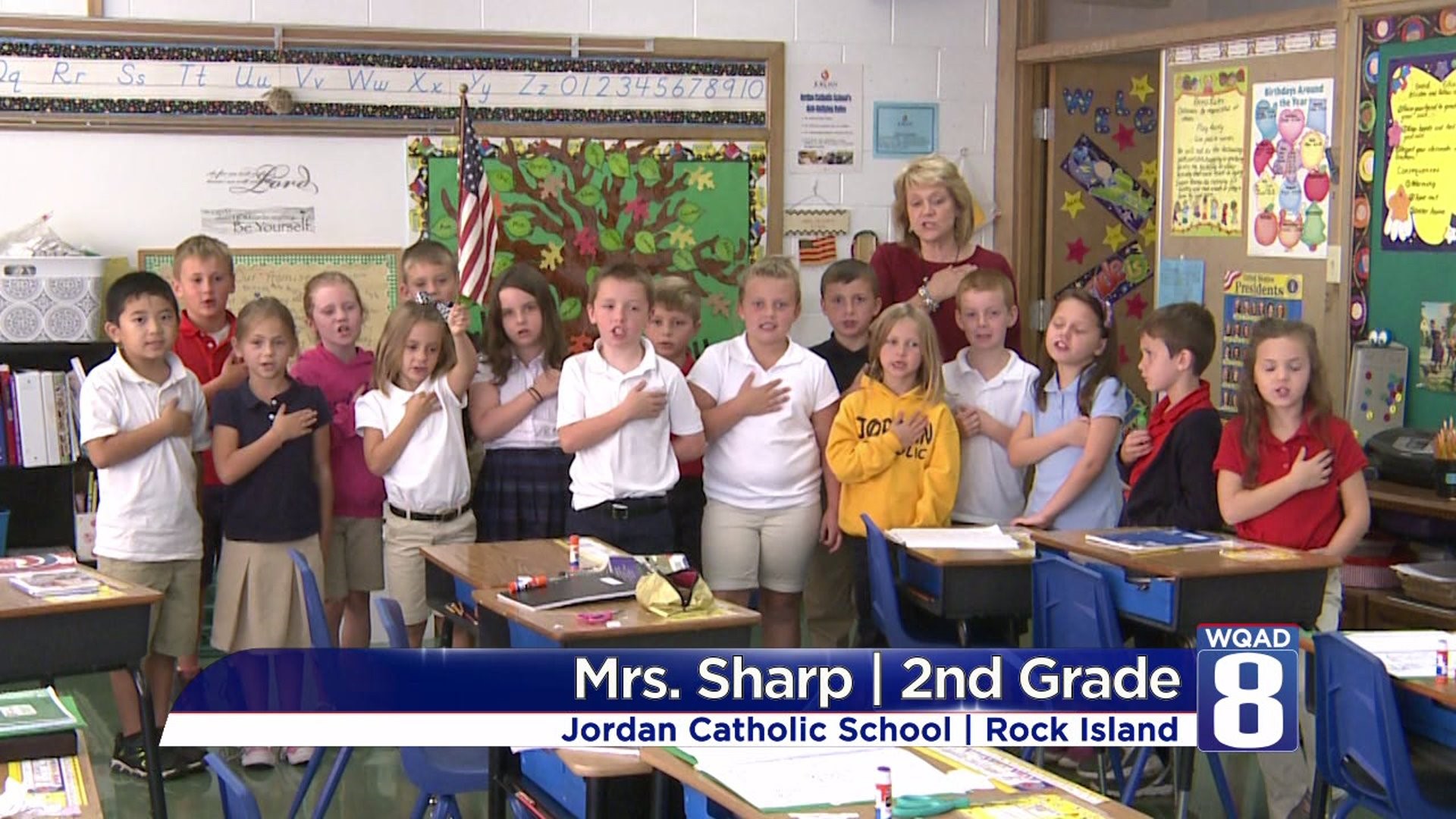 Jordan Mrs Sharp 2nd grade pledge