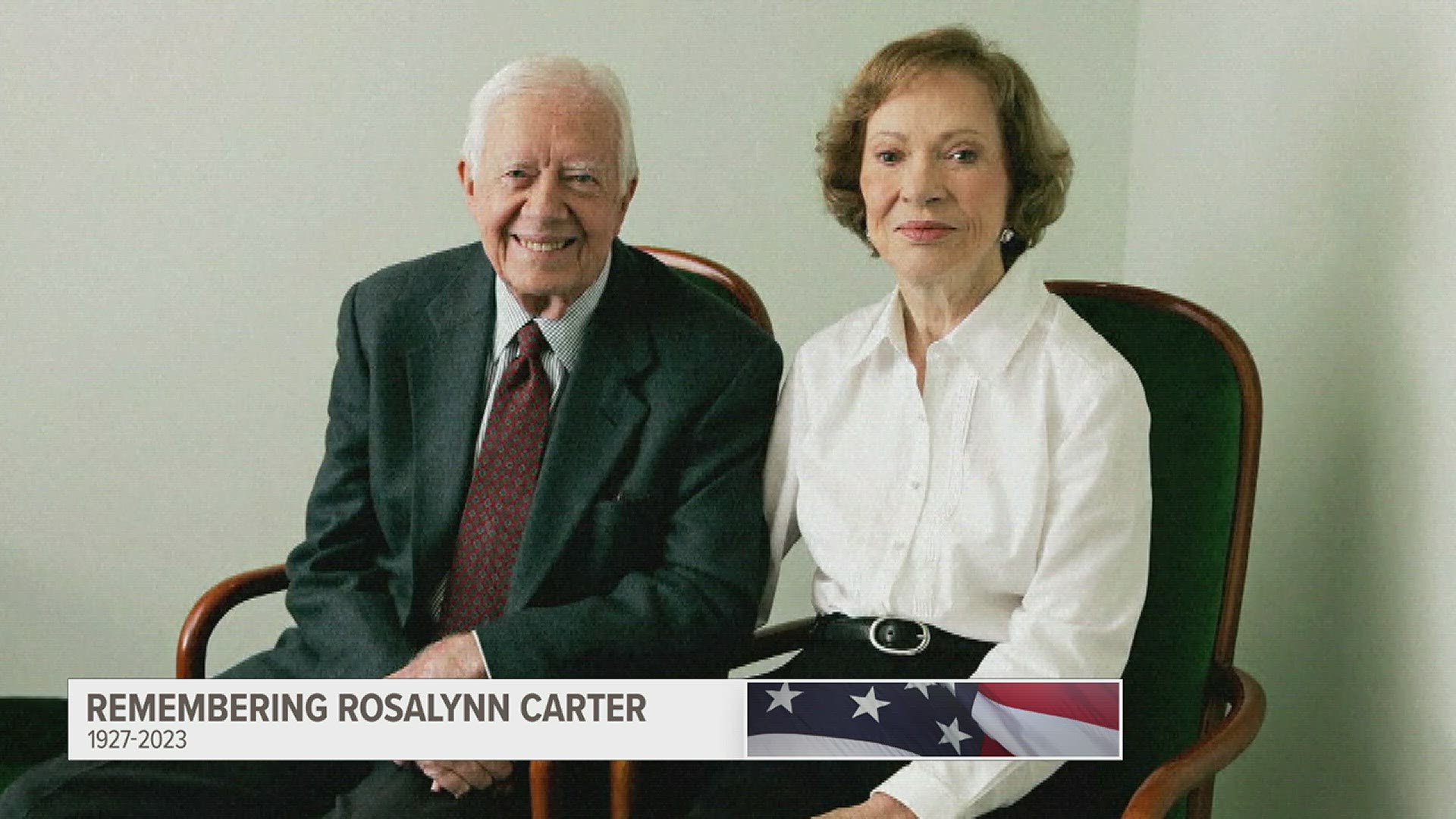 Rosalynn Carter championed mental health services and women's rights while her husband was in office. She passed away at her home in Georgia at the age of 96.