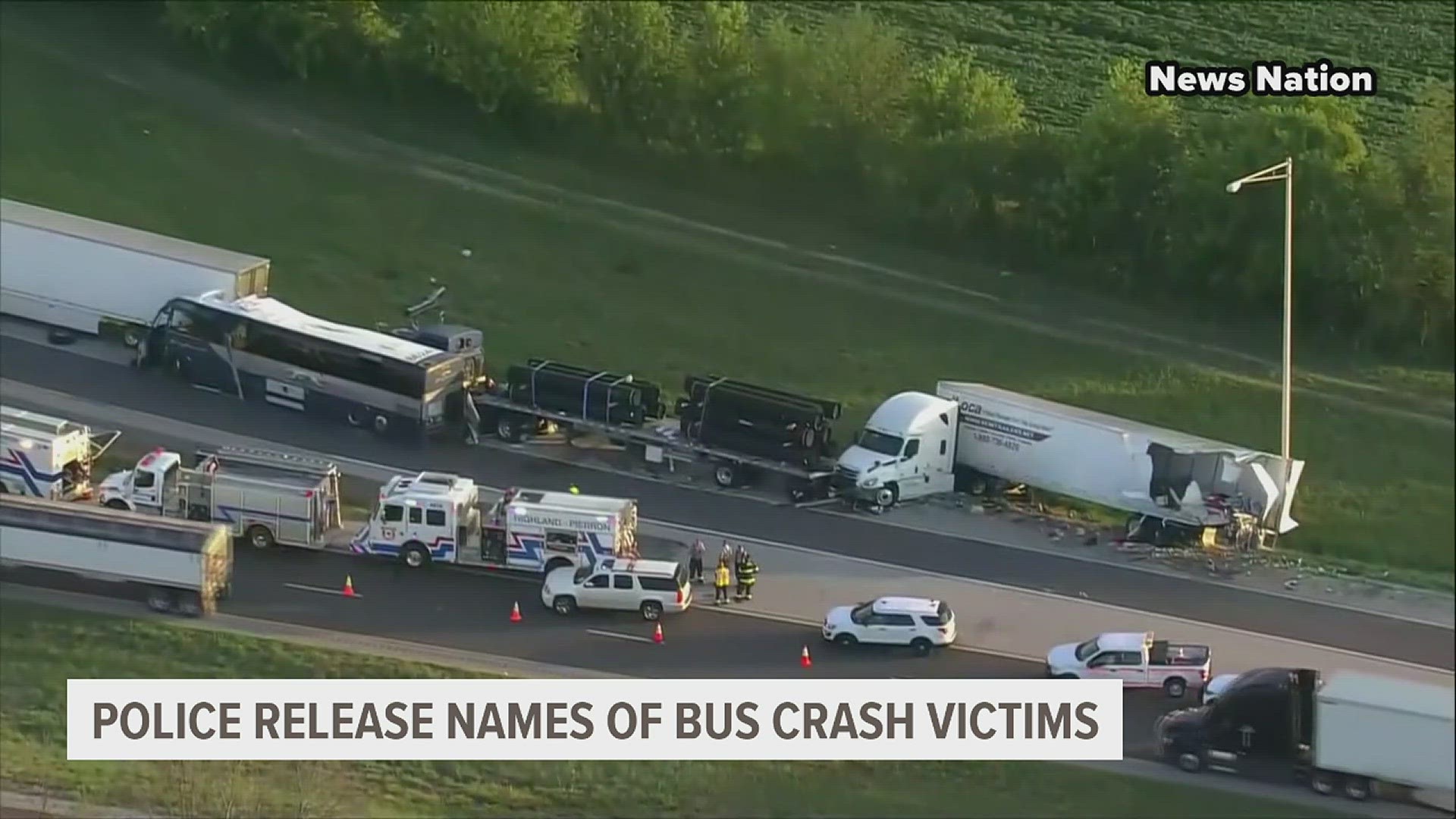 The crash occurred in southern Illinois early Wednesday morning.
