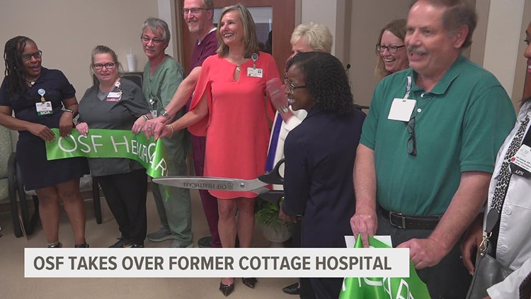 Galesburg's OSF PromptCare moves into old Cottage Hospital building
