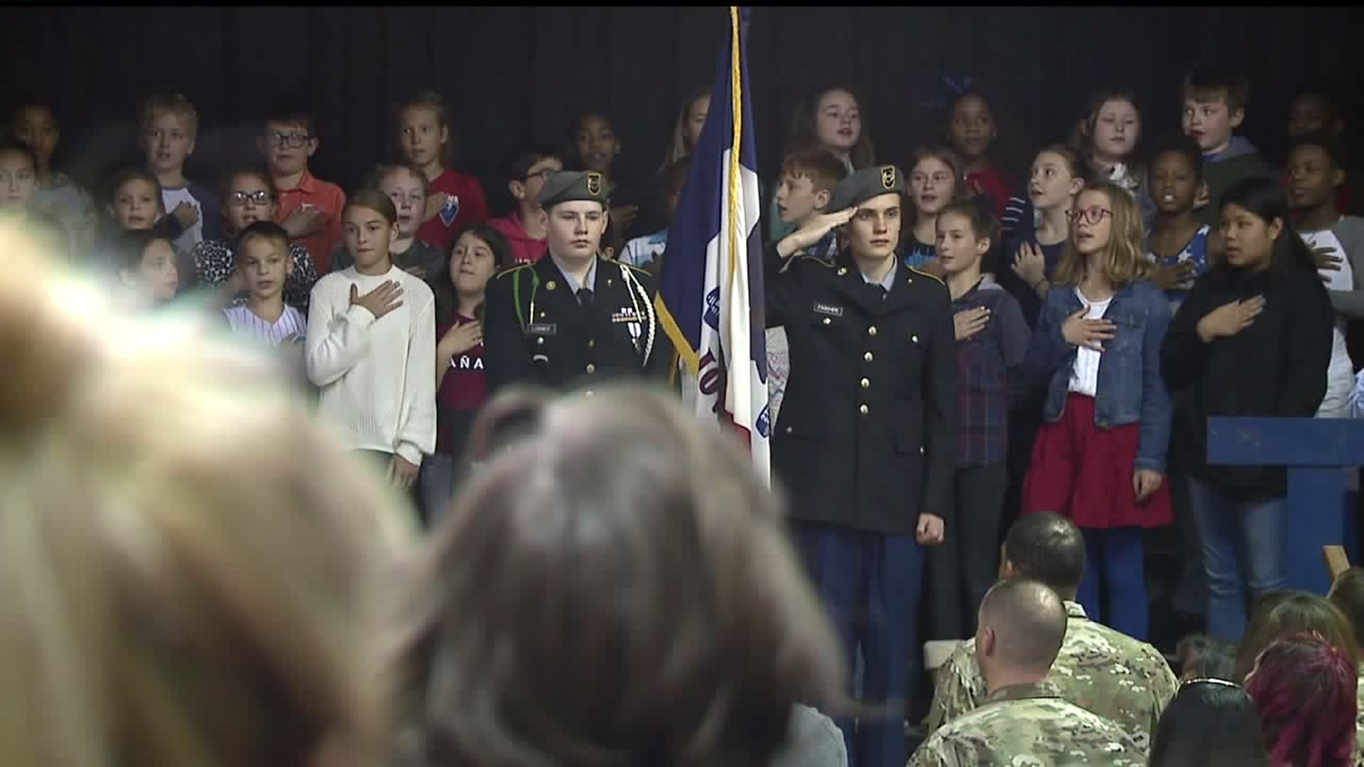 Mckinley Elementary Pays Tribute to Veterans