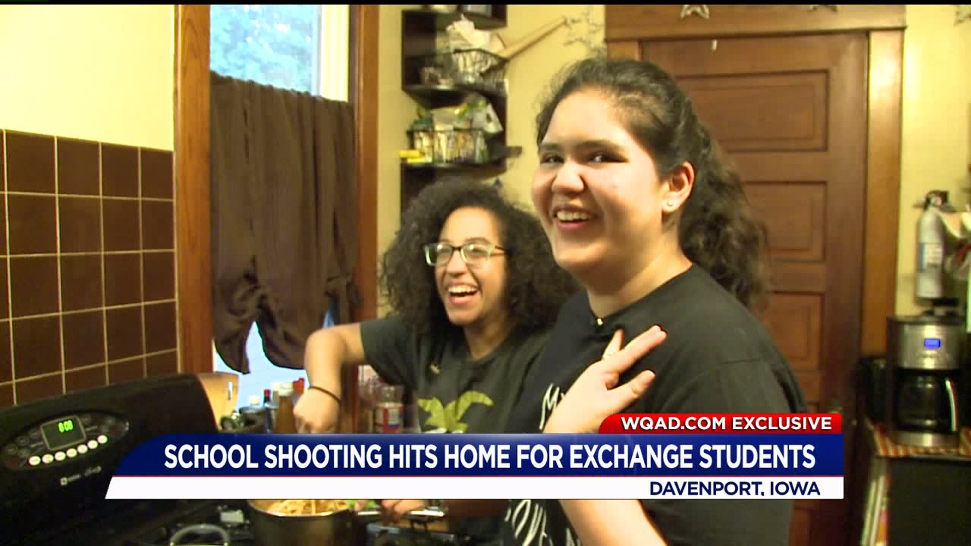 School shooting hits home for QC exchange students