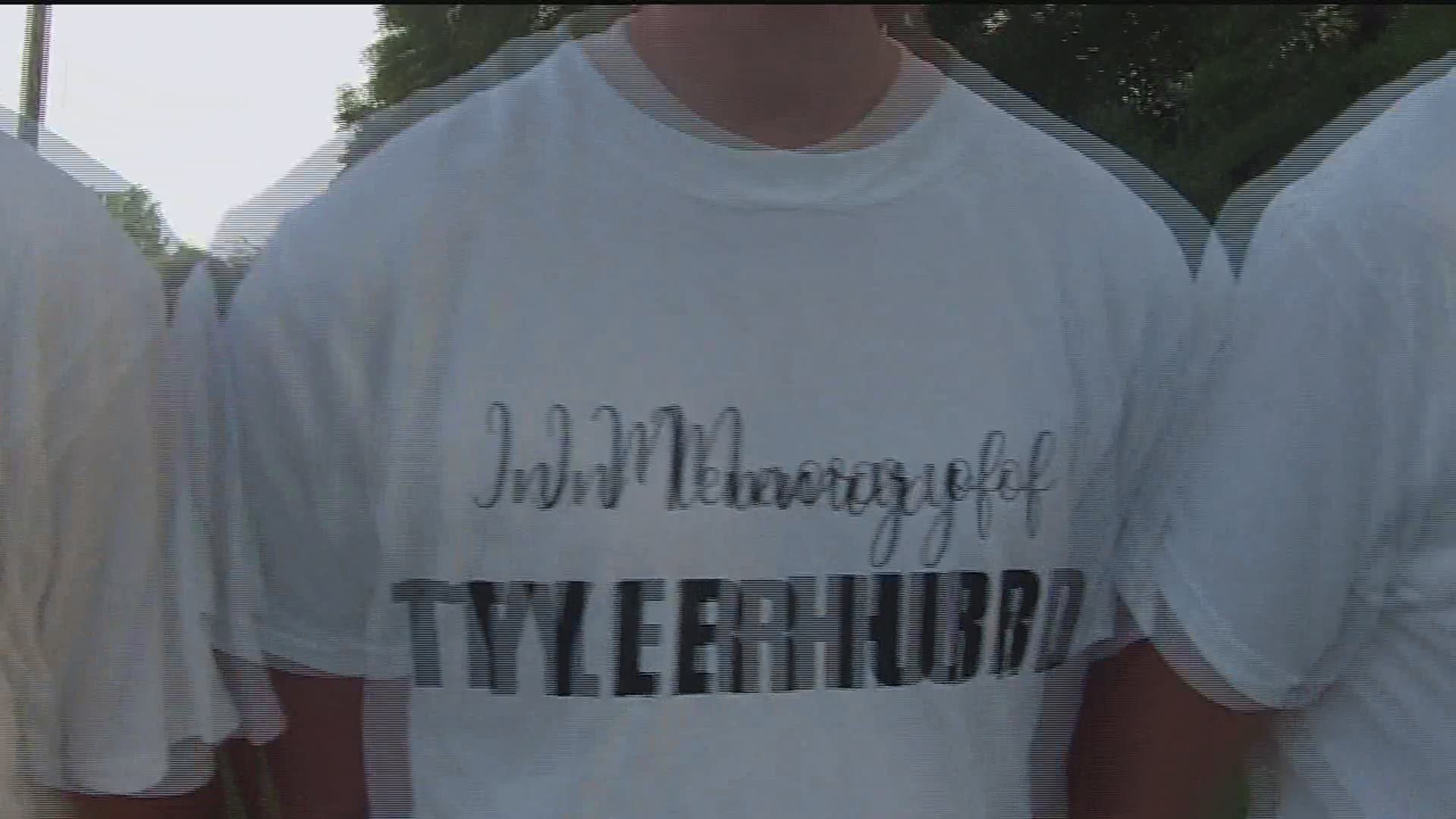 One player made nearly 250 shirts to honor their teammate who passed away unexpectedly.