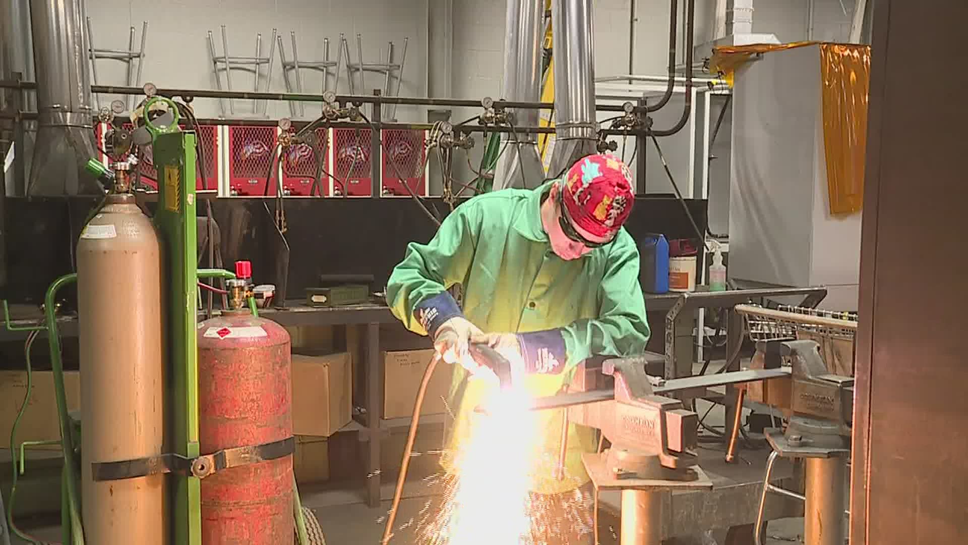 This is the first year for the welding apprenticeship at Clinton High School. Now, they want to grow the program.