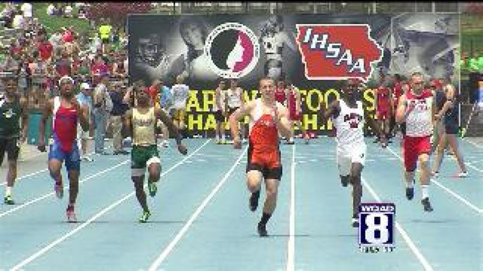 Day one of IAHSAA state track meet