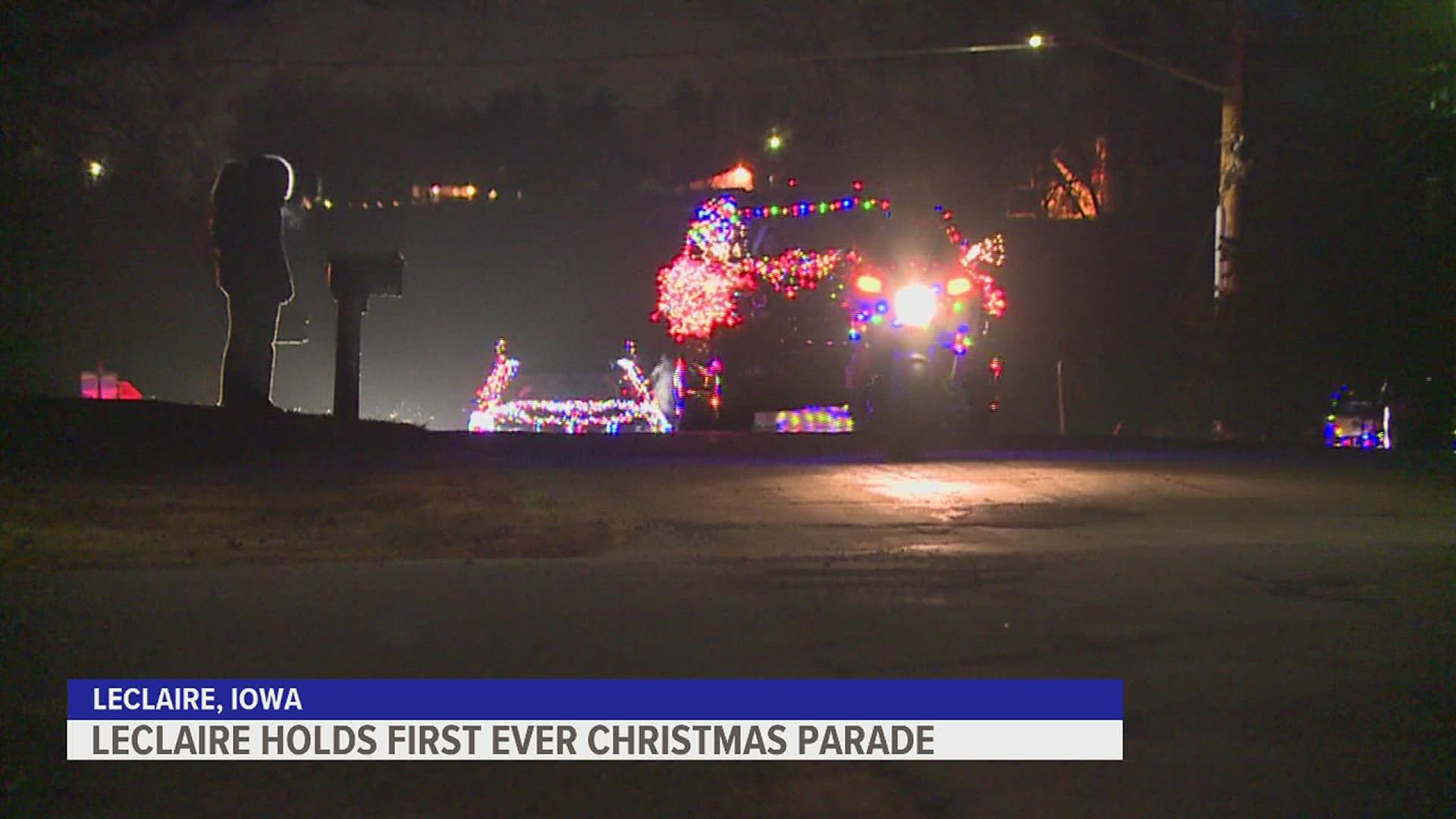 Residents lined Wisconsin Street to watch the festive vehicles roll through town.