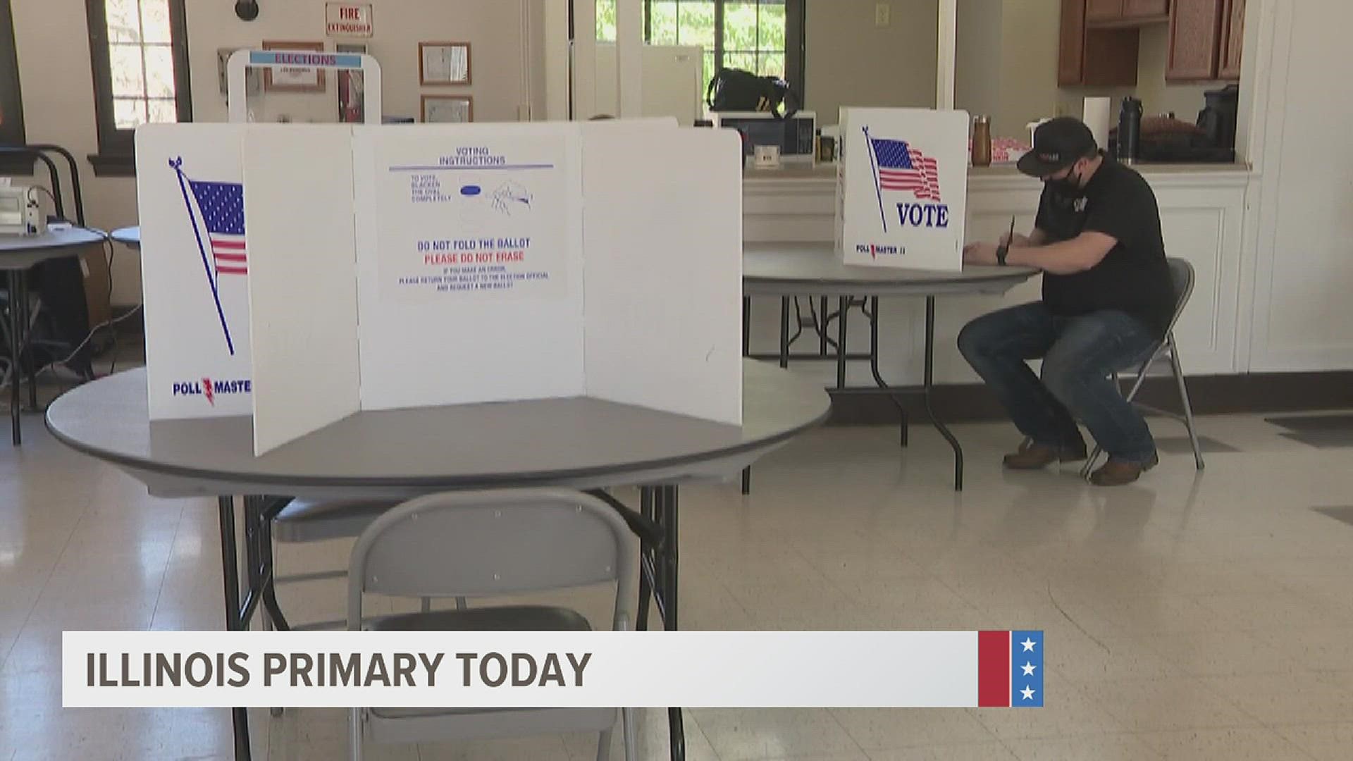 Illinois is one of seven states holding a primary on June 28. It's the first time in recent memory that voters have gone to the polls in June.