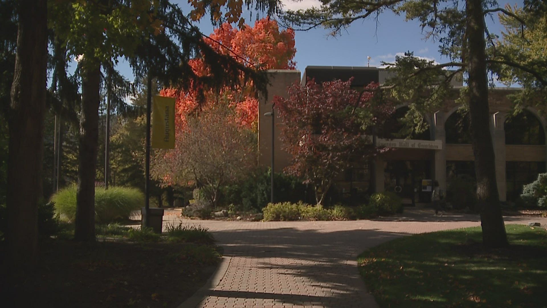 Nestled in a forest on the Mississippi Bluffs in Rock Island, Augustana College's scenic campus is a major selling point. Now, limited campus visits are back.