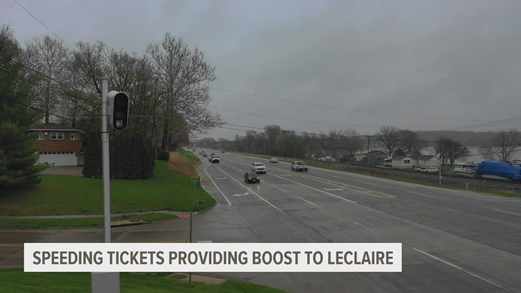 LeClaire city officials issue thousands of tickets in 1st year of active speed cameras