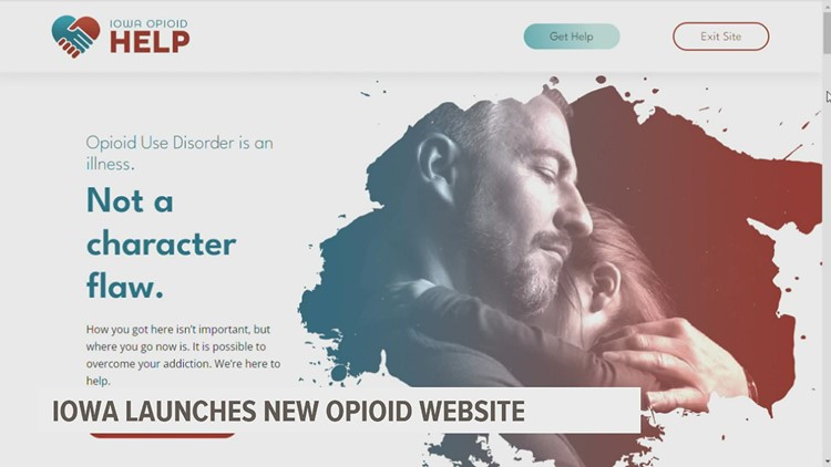 Iowa launches new website to help those struggling with opioid addiction