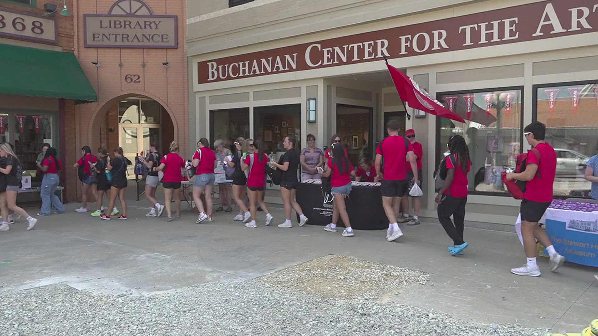 This year, Monmouth College is receiving 235 freshmen and transfer students.