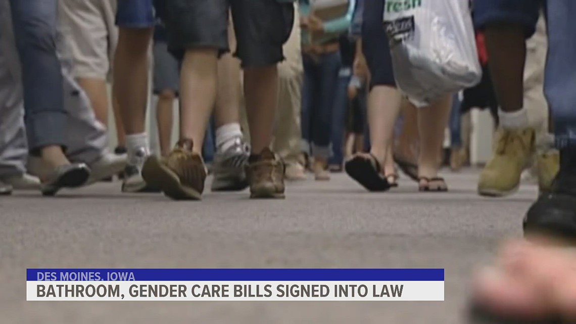 Gov. Reynolds signs anti-trans ‘bathroom bill’, gender-affirming care ban for minors into law