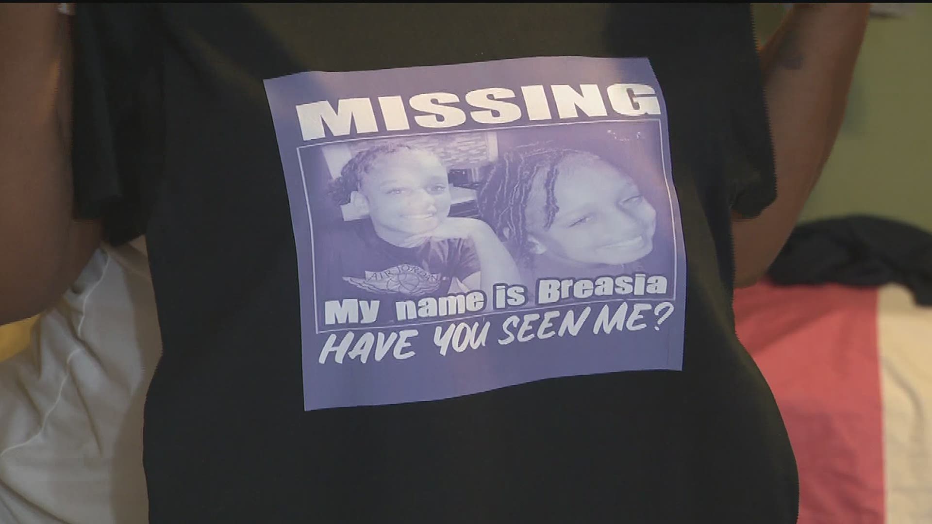 It's been almost three weeks since anyone has seen  Breasia Terrell. Her family is determined to make sure her face is not forgotten