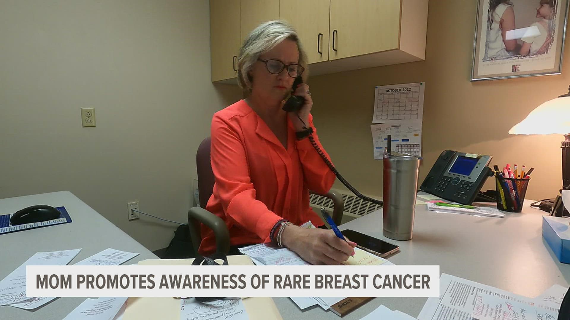 After battling Inflammatory Breast Cancer, Diane Koster's daughter, Lindsay, died in February 2017. Now, Diane is working to spread breast cancer awareness in the QC