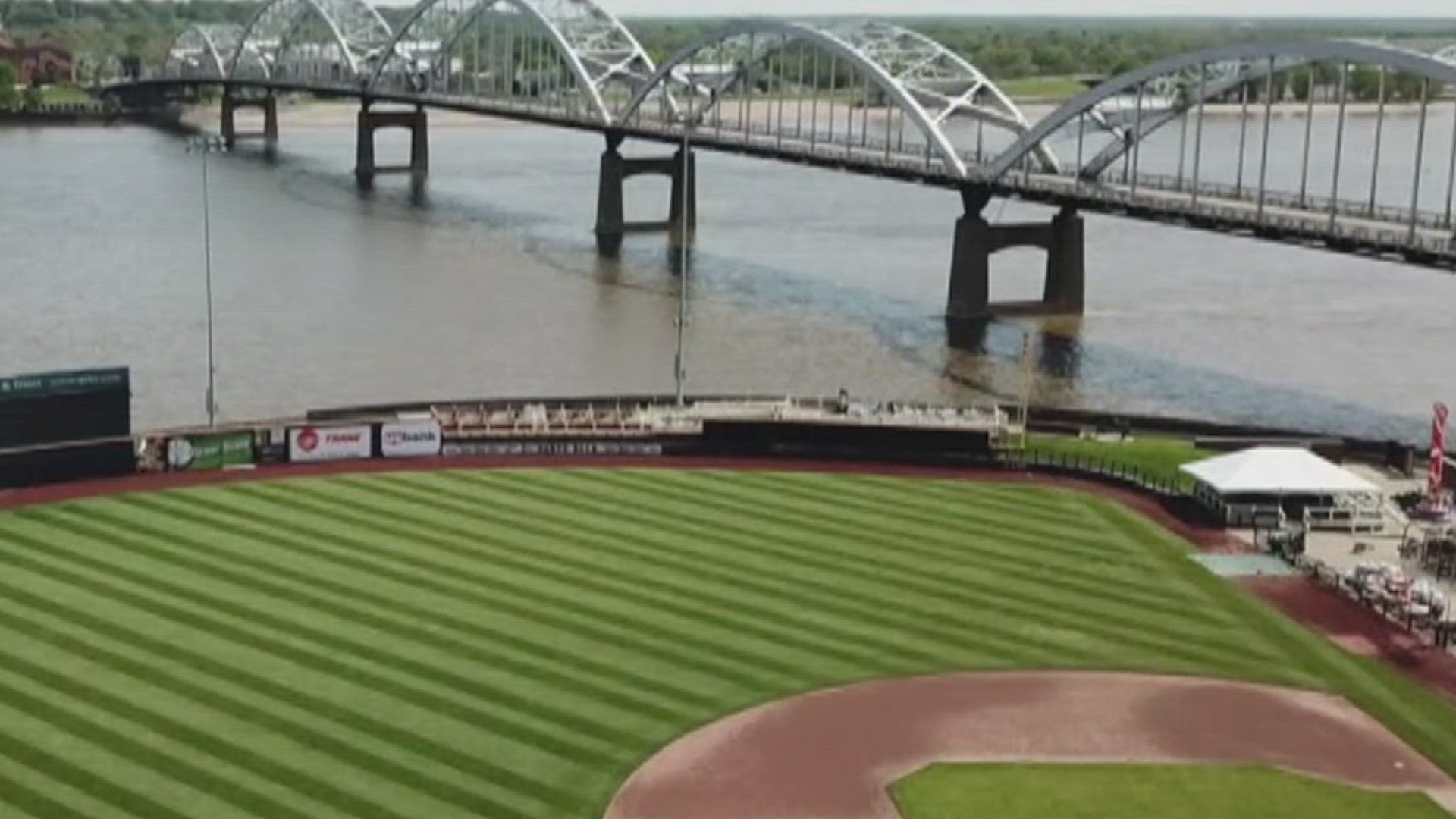 The River Bandits will replace the current field and extend protective netting to the foul pole.