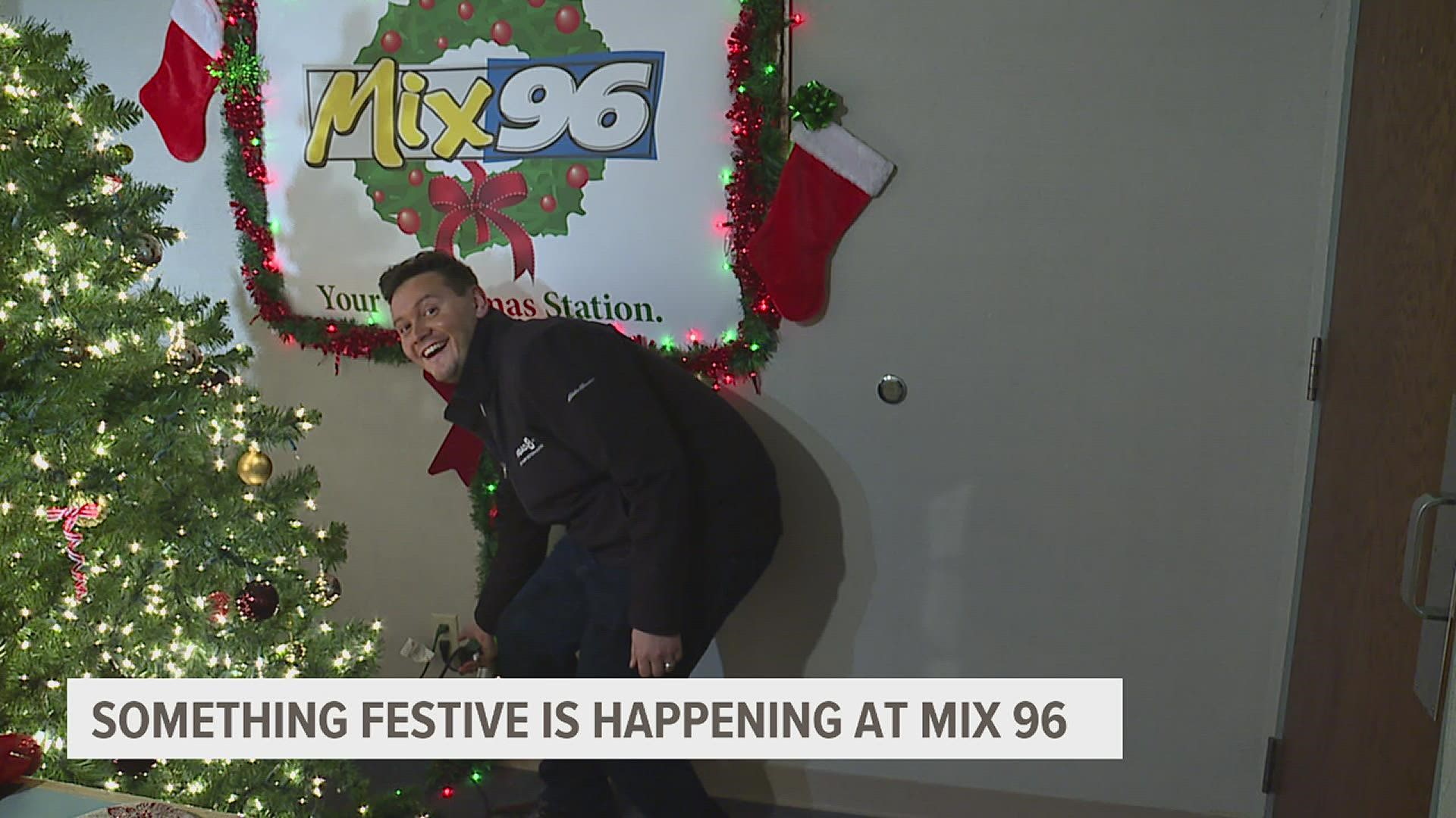 GMQC's very own David Bohlman lit up the Christmas Tree at 96.1 Mix to officially kick off the holiday season!