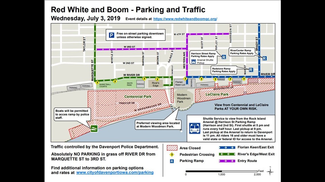 How to watch Red White and Boom (and where to park) | wqad.com