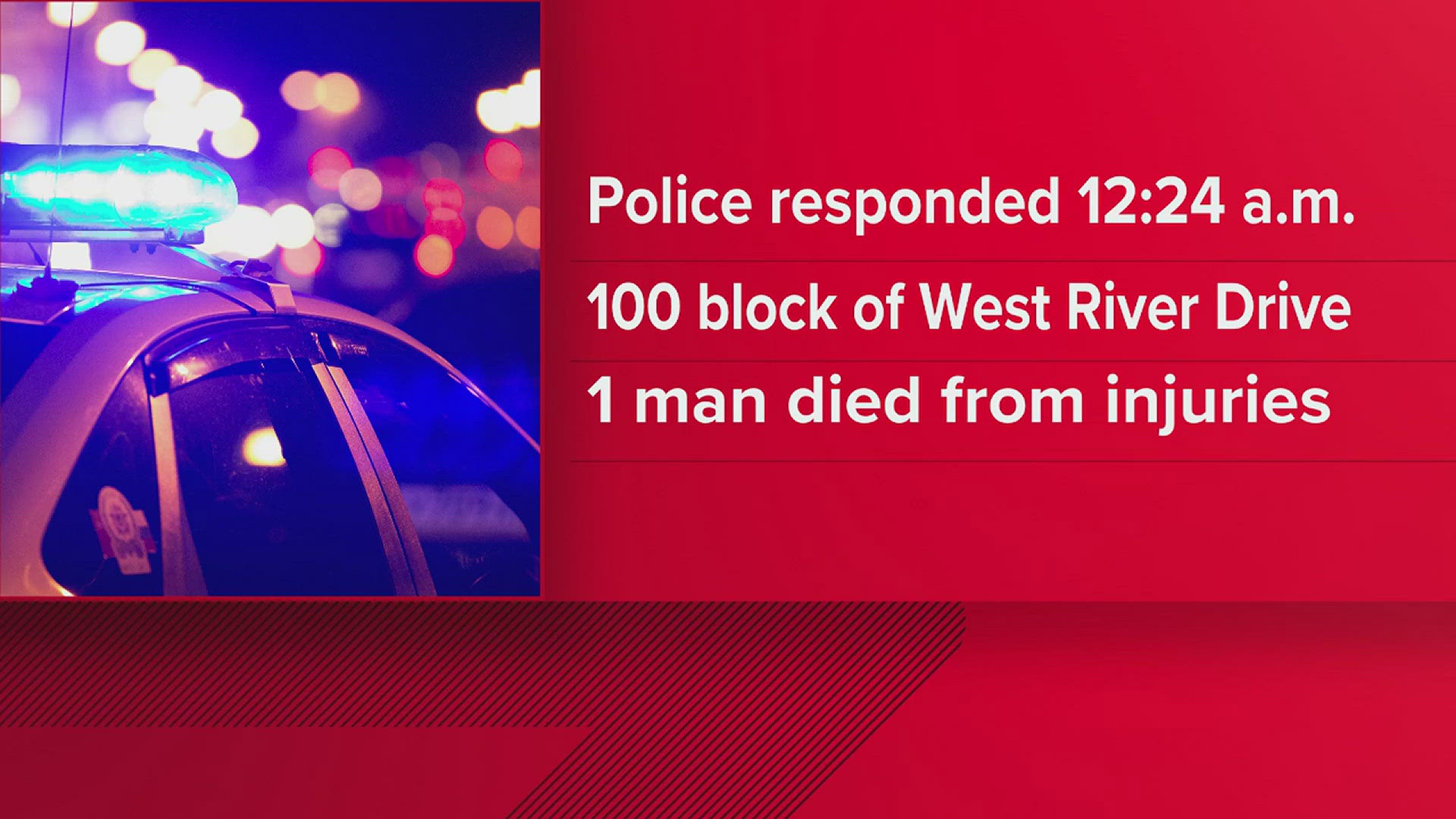 Davenport Police responded to the 100 block of West River Drive shortly after midnight on Aug. 24 for a call of shots fired with a victim.