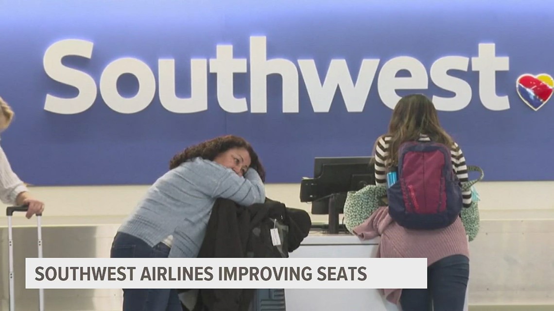 Southwest Airlines making changes to seats for passenger convenience