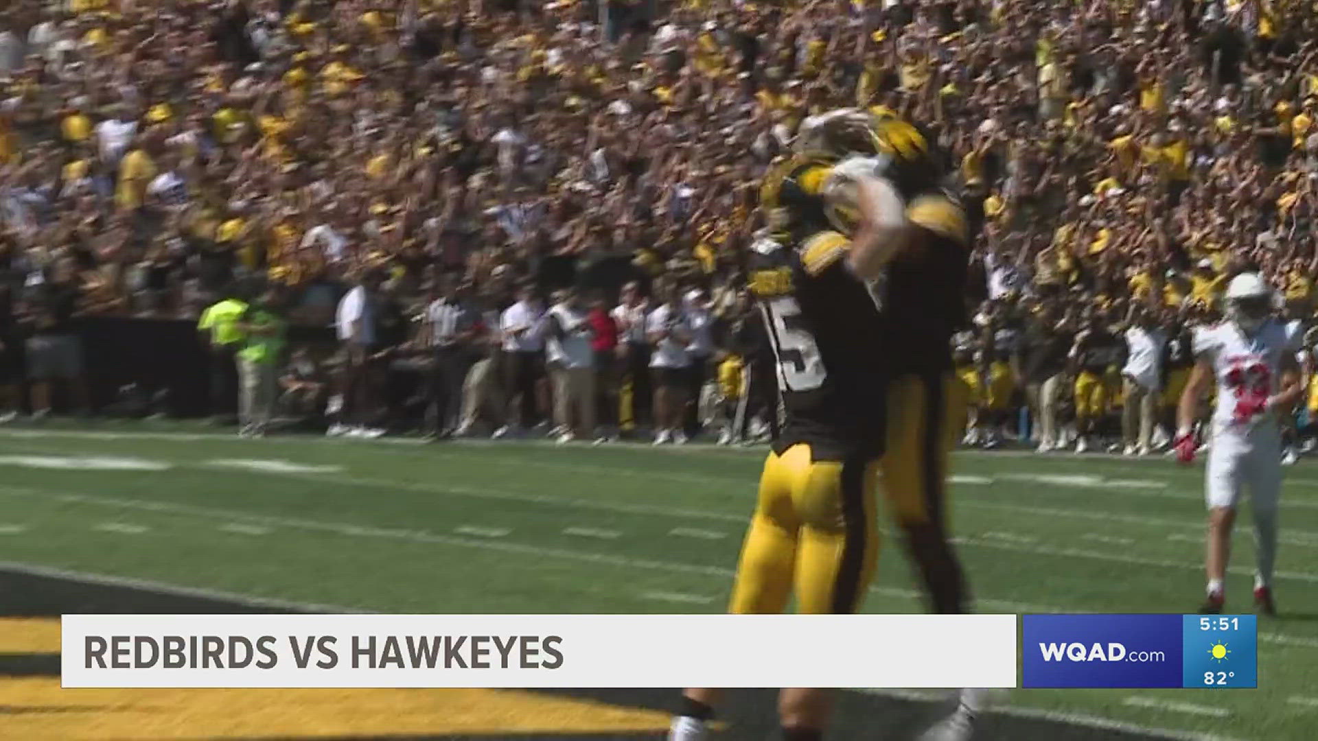 It was the team's first game without Kirk Ferentz since 1998, who was suspended.