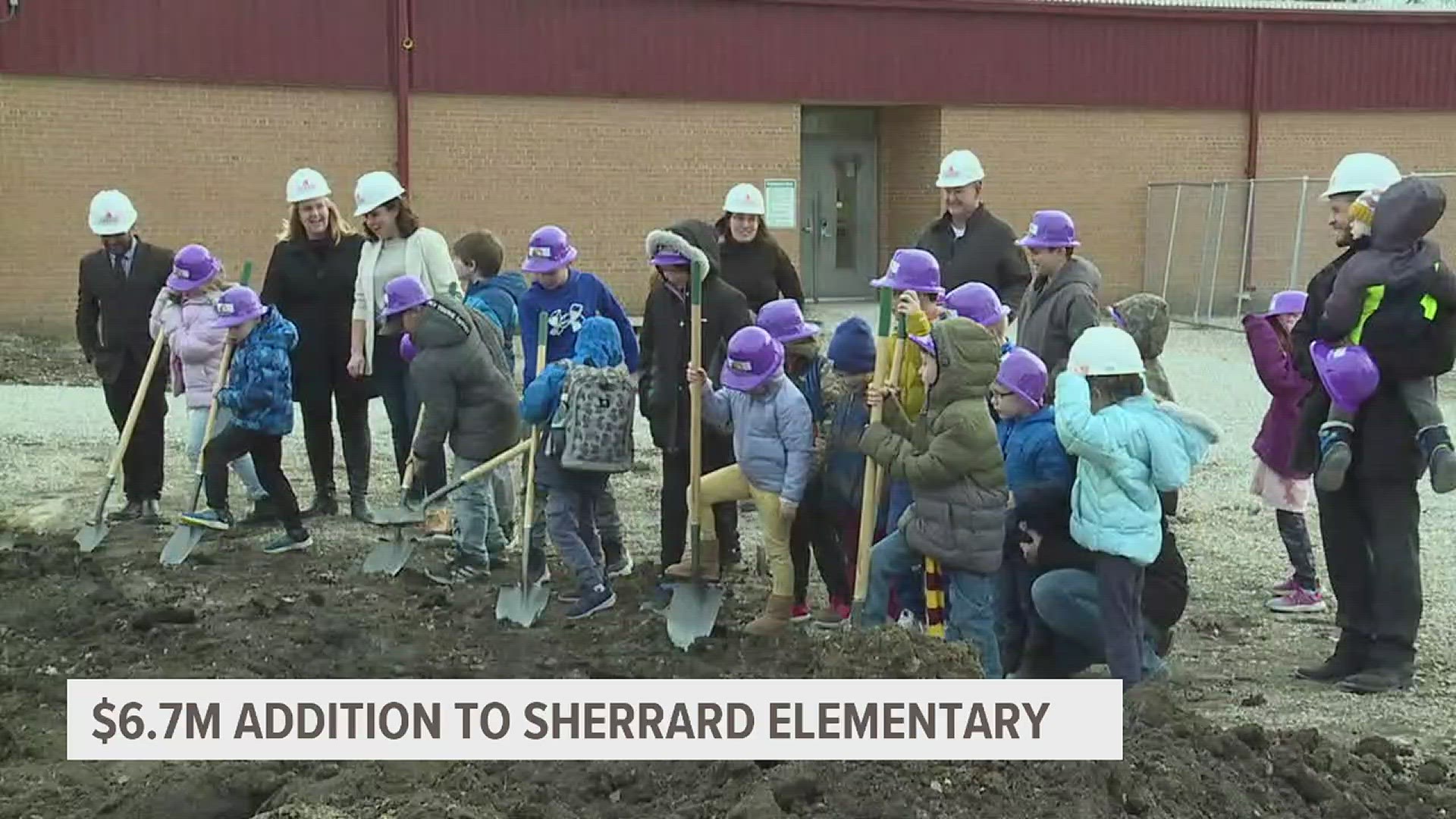 It's the first major expansion for Sherrard elementary in over 20 years.