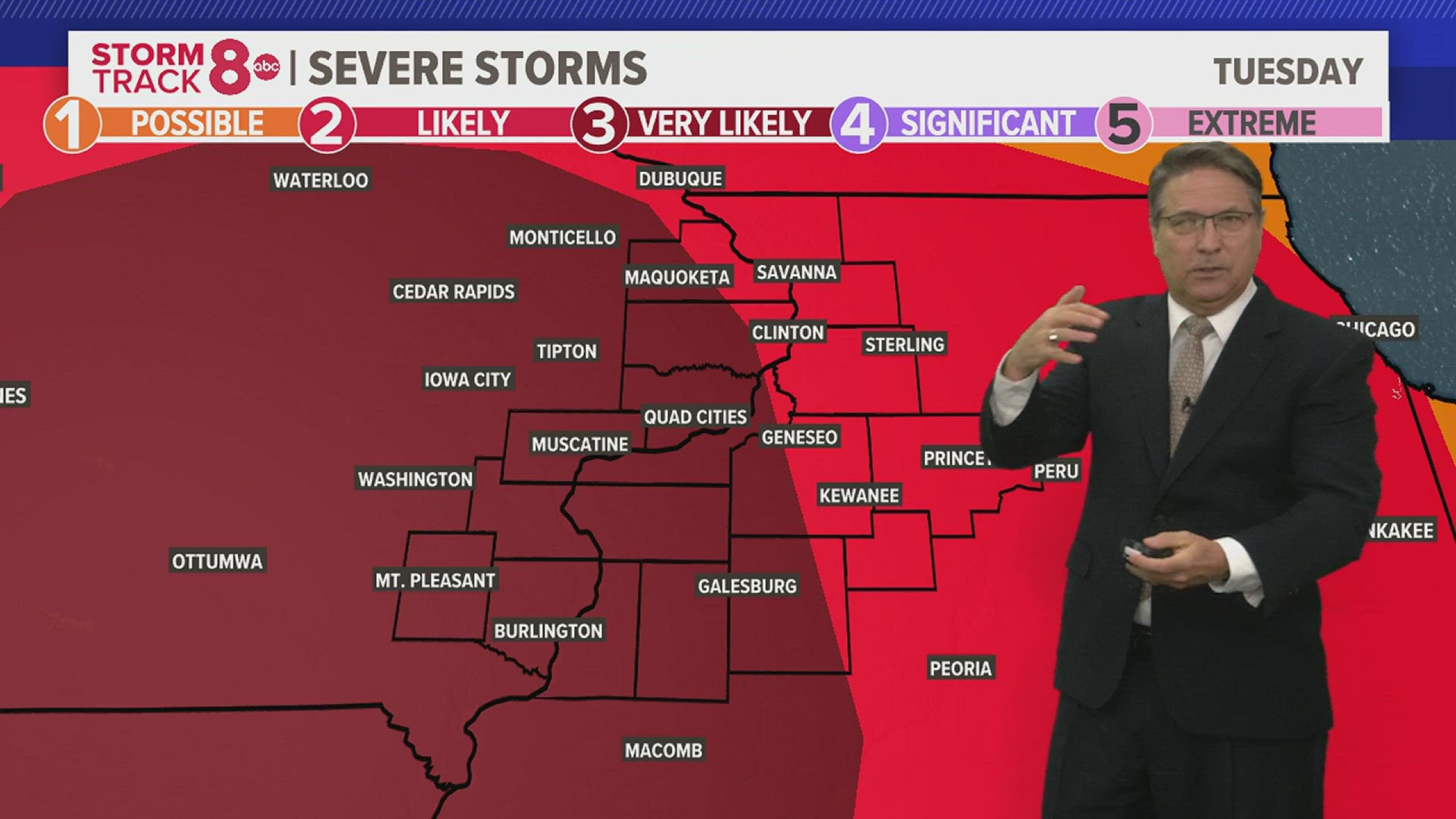 Severe weather chances increasing later tomorrow