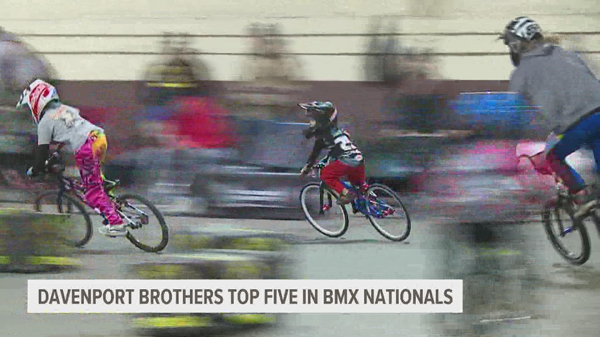 Knox and Deacon Reaves placing in the USA BMX Grand Nationals in Tulsa, Okla.