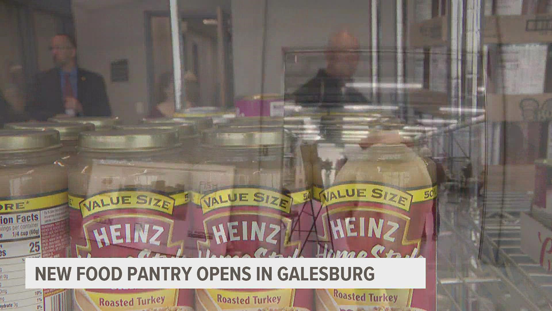 Fish of Galesburg teams up with River Bend Food Bank to open up a new food pantry