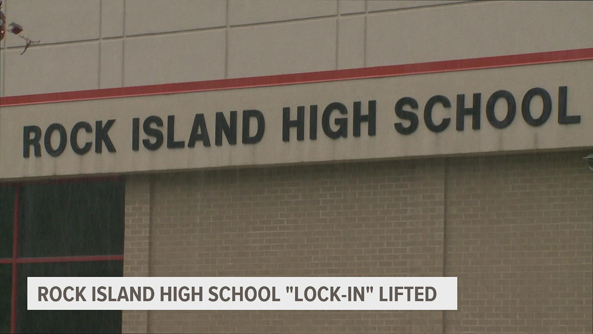 The district placed all buildings under a "lock-in status" at 10:48 a.m. Wednesday. The incident was deemed not-threatening following an investigation.