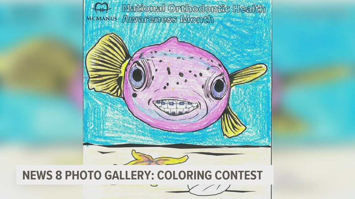 McManus Orthodontics Coloring Contest: Winner For Monday, October 17th ...