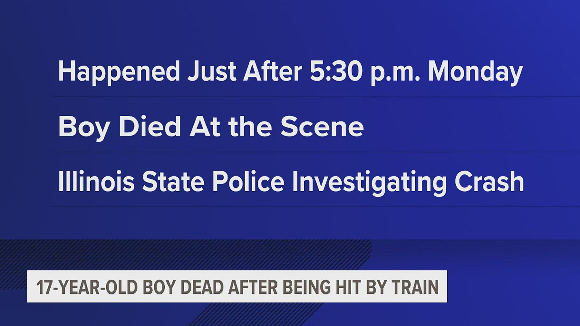 Illinois State Police are investigating the crash.