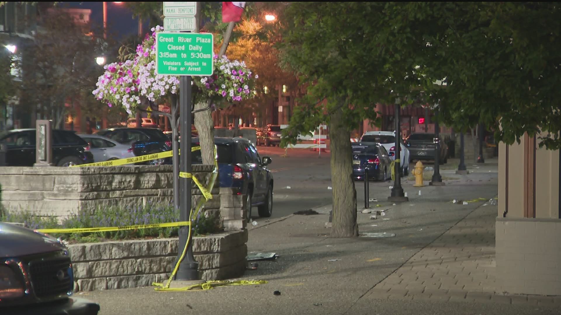 One man was killed and five others were injured in a late-night shooting over the weekend.
