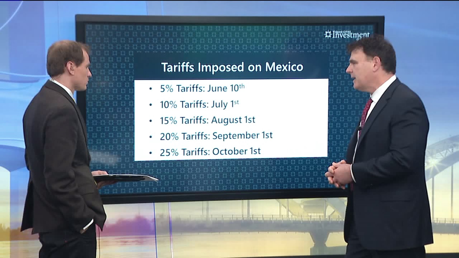 Your Money with Mark Grywcheski: Tariffs Imposed on Mexico