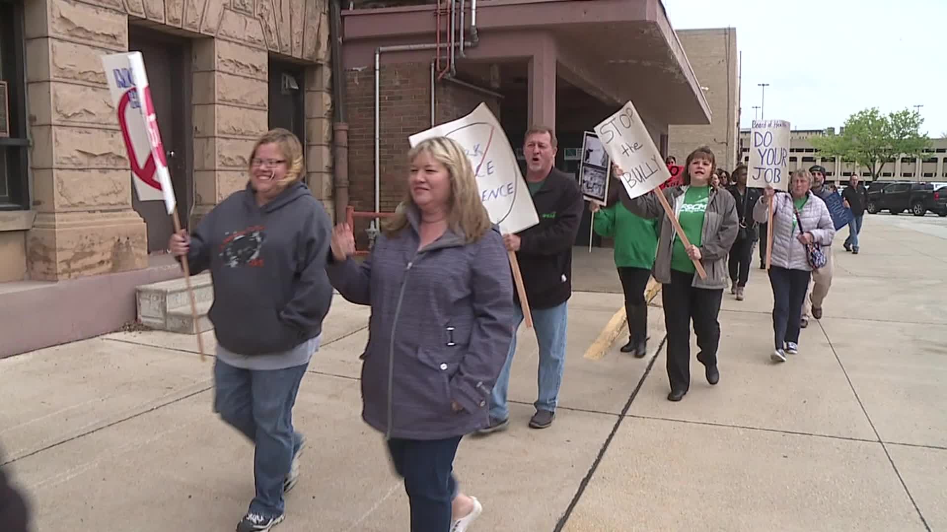 Rock Island County Health Department Picket