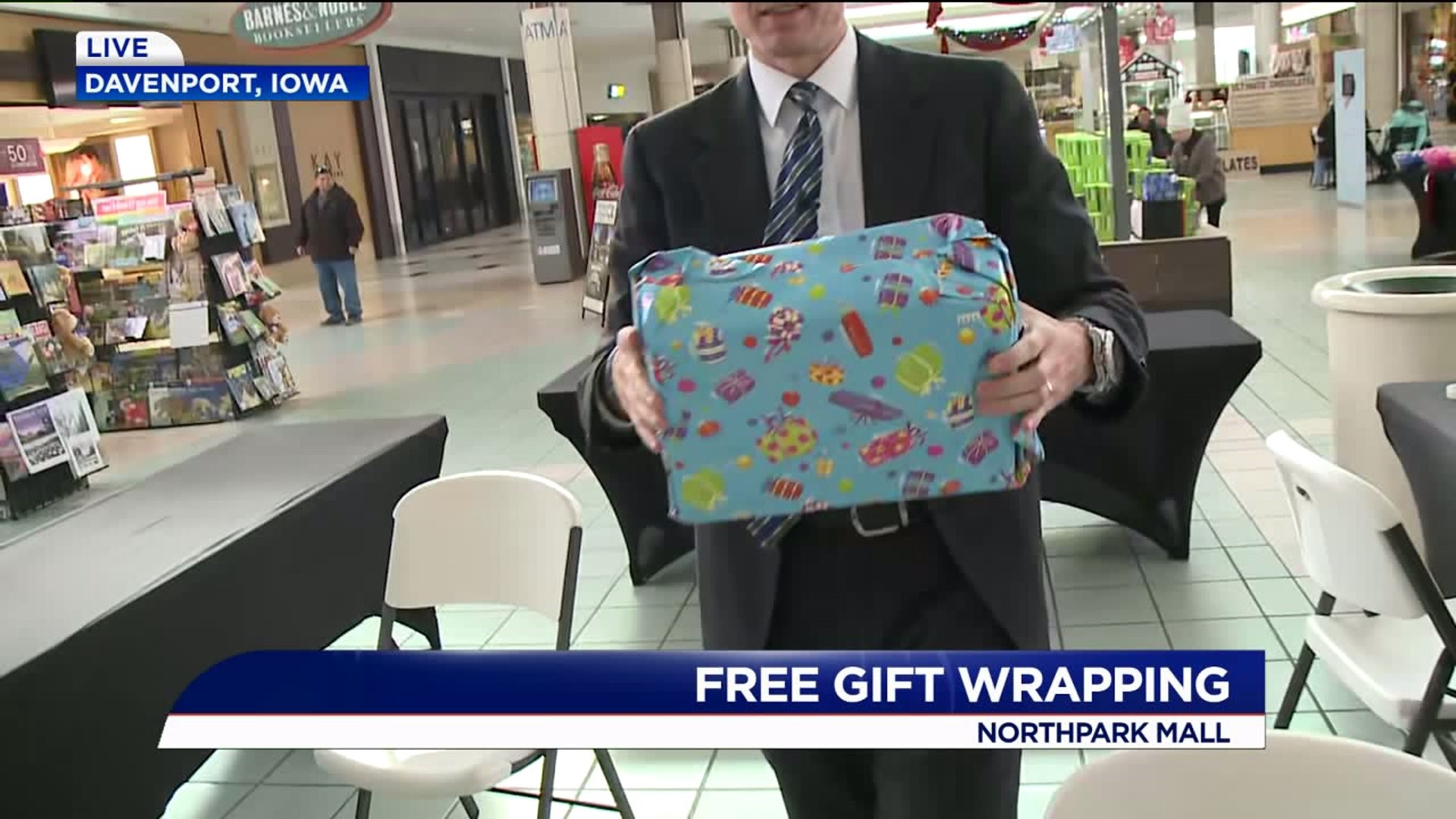 Wrapping all of your gifts at SouthPark and NorthPark Mall