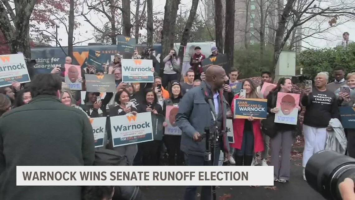 Raphael Warnock Defeats Herschel Walker In Georgia Senate Race | Wqad.com