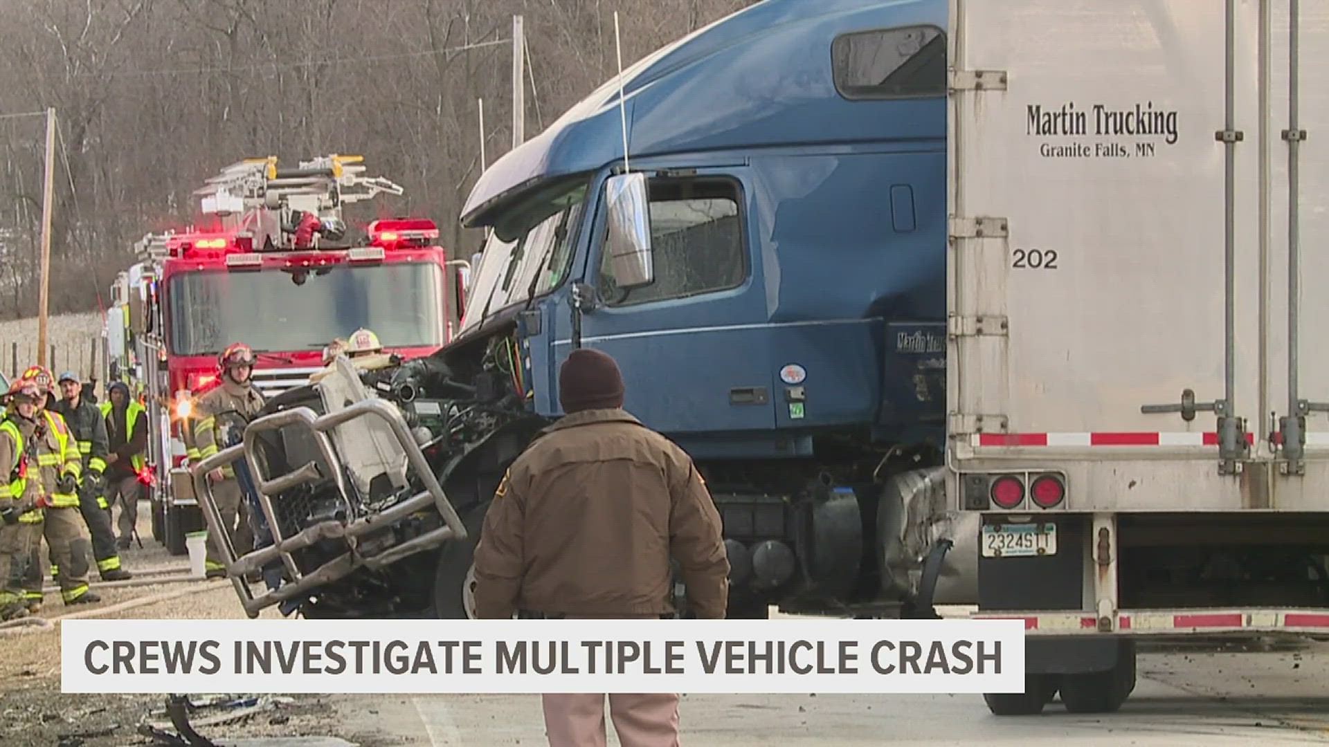 Police are investigating a crash along Route 84 that happened shortly before 10 on Friday morning.