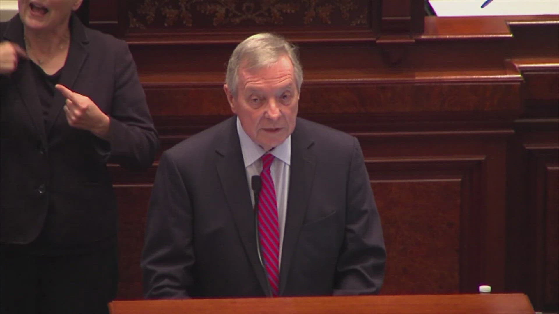 wqad.com - Ben Szalinski - Reducing gas tax, prepping for future shortfalls among late Illinois budget sticking points
