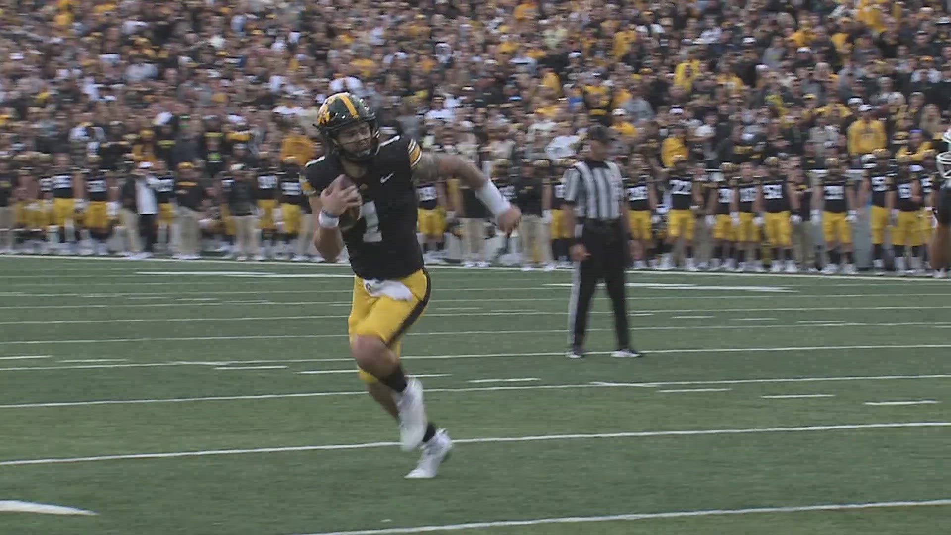 Head Coach Kirk Ferentz announced that previous starting QB Cade McNamara is in concussion protocol.