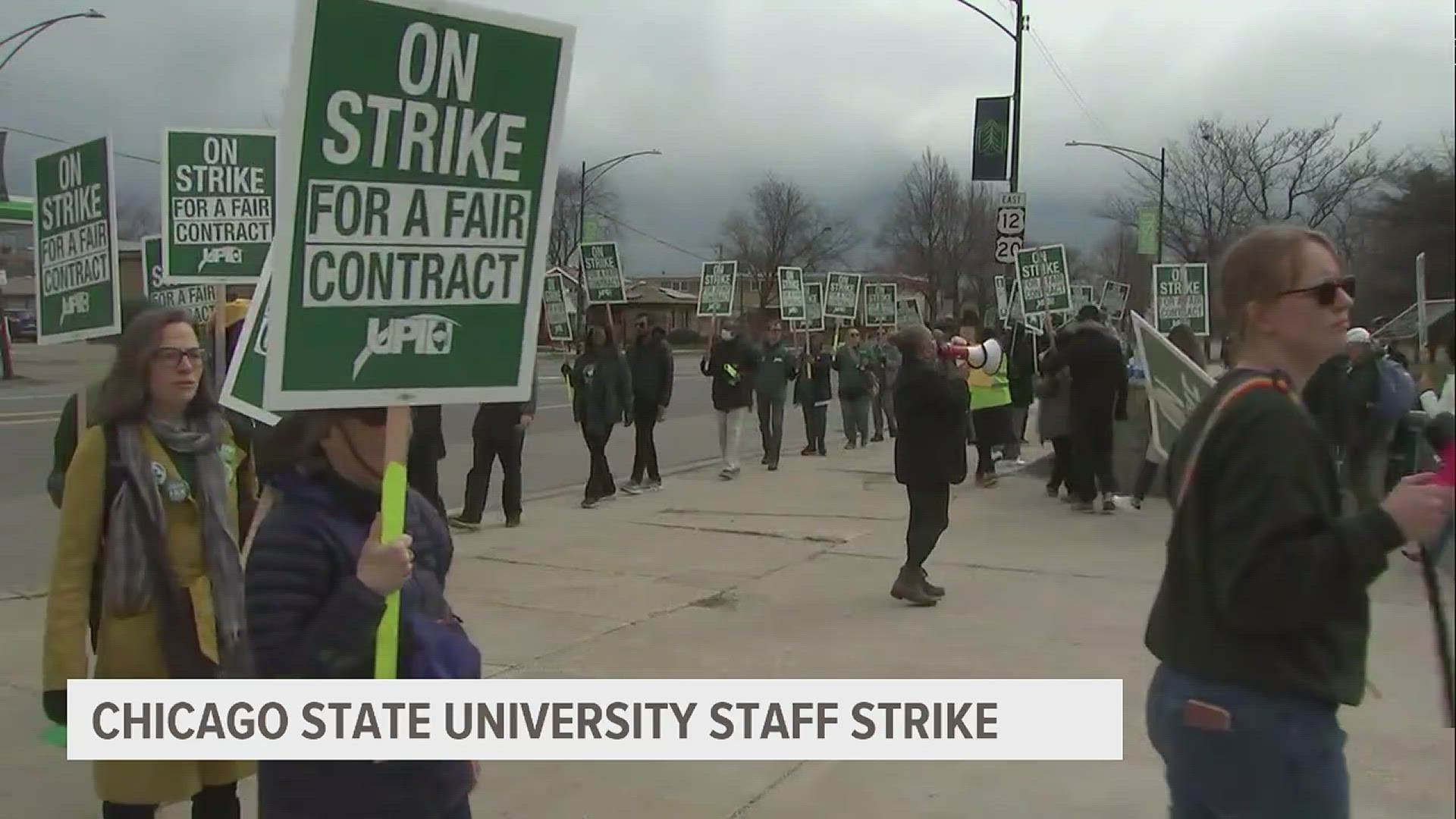 Contract negotiations between the union and the school were held over the weekend, but officials did not reach a deal.