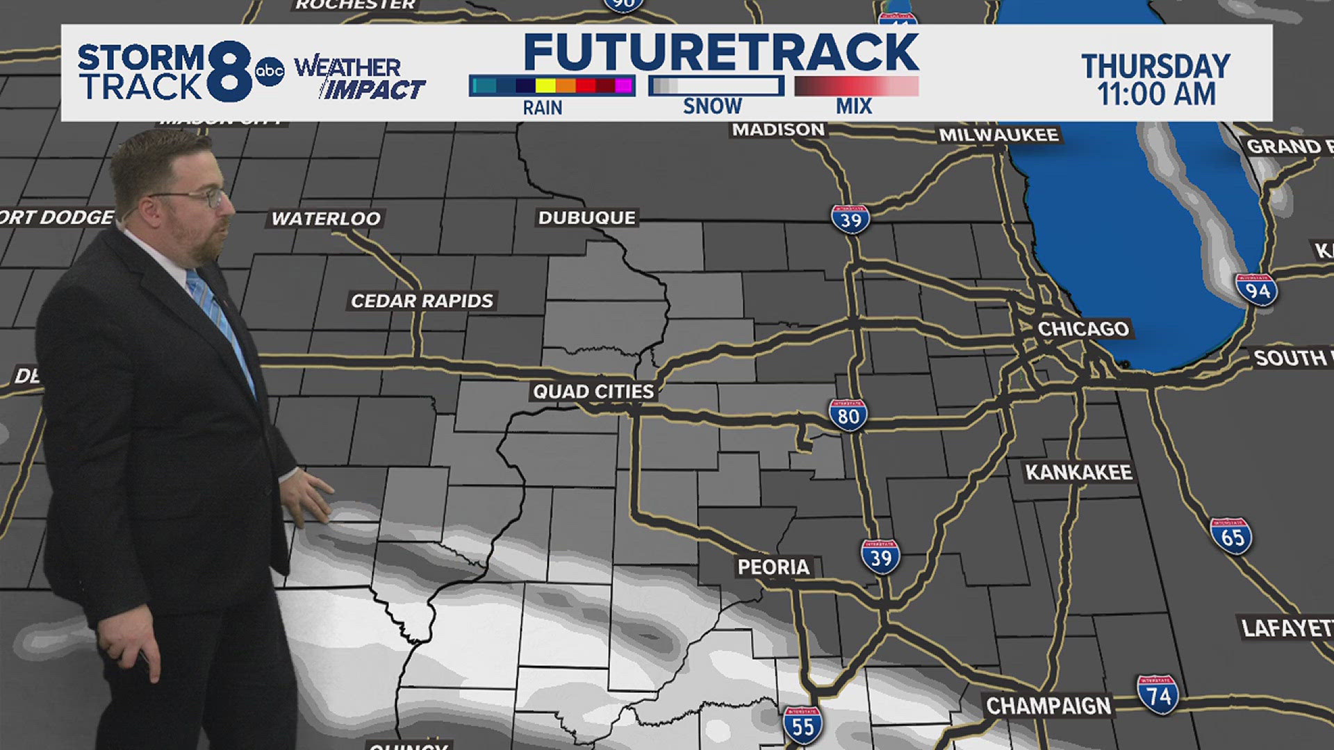 Light snow Wednesday morning will create a few slick spots. Falling temperatures and the coldest wind chills of the season so far on track for Thursday morning. 