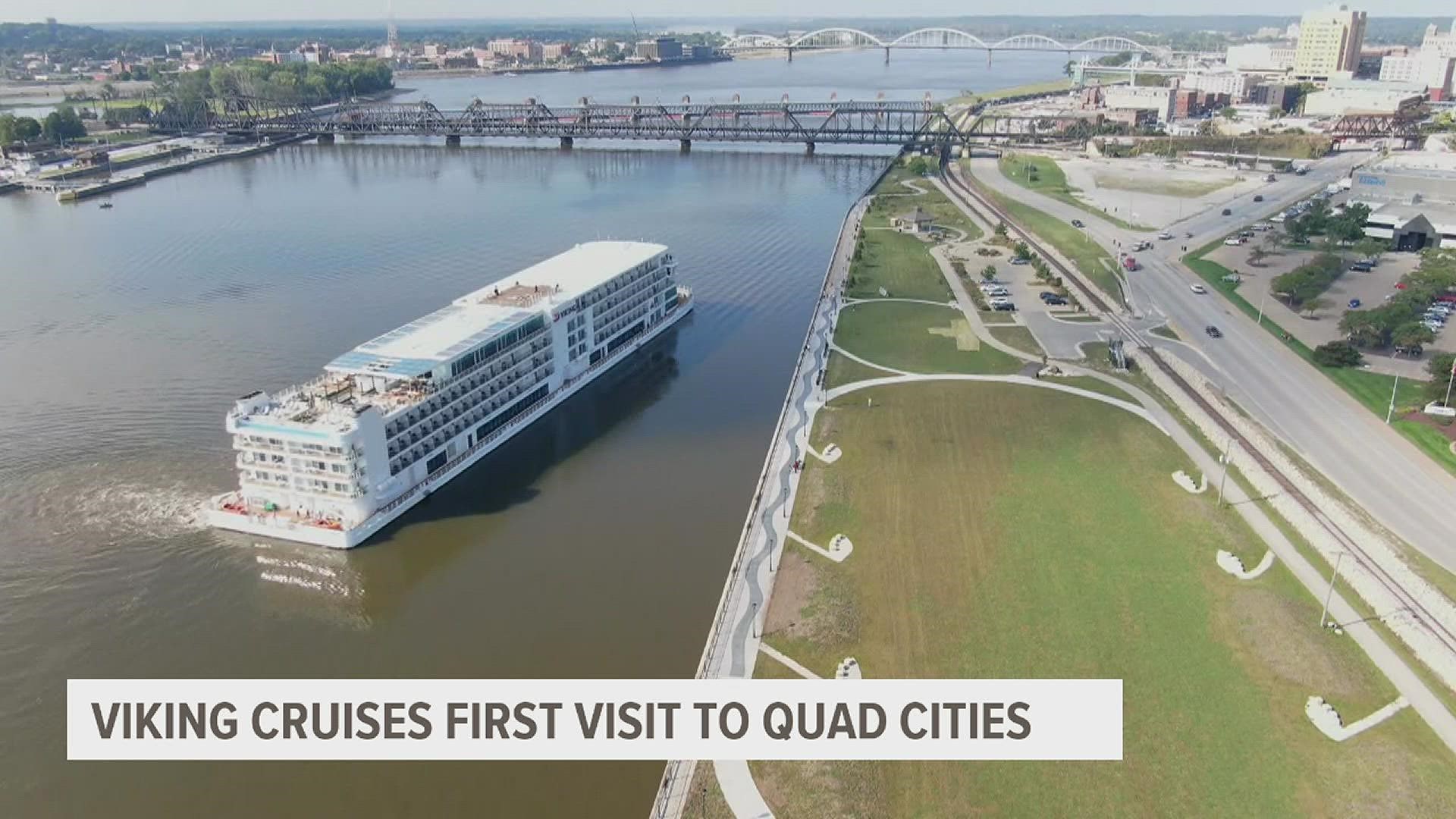 The state-of-the-art river ship will make stops in the Quad Cities for years to come.