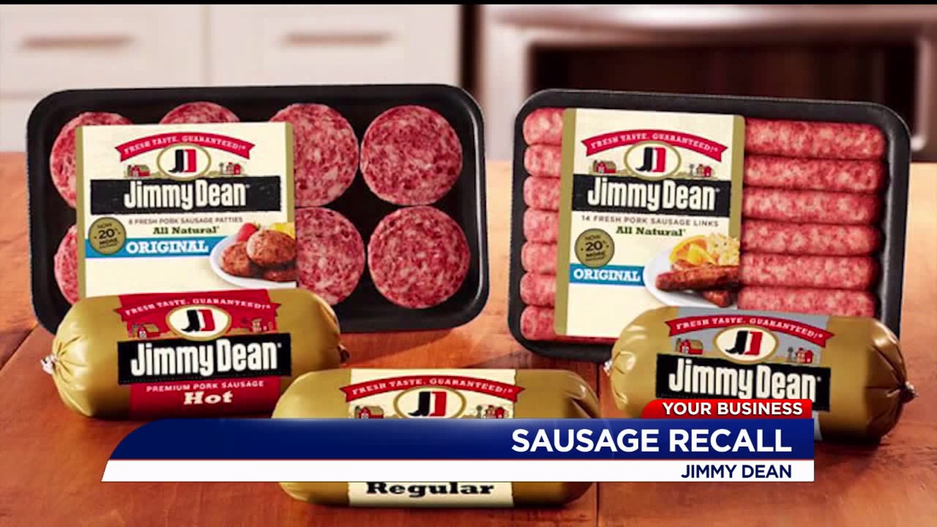 Jimmy Dean sausages recalled