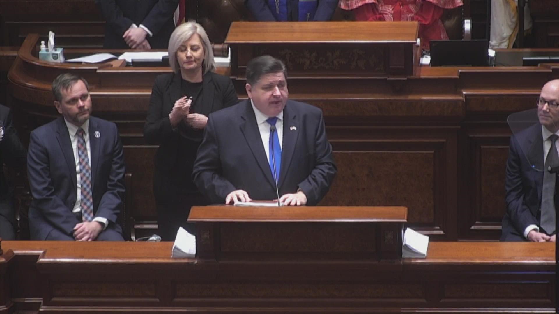 Pritzker said the FY24 budget includes $3 million for Healthcare Worker Loan Repayment and Scholarship programs.
