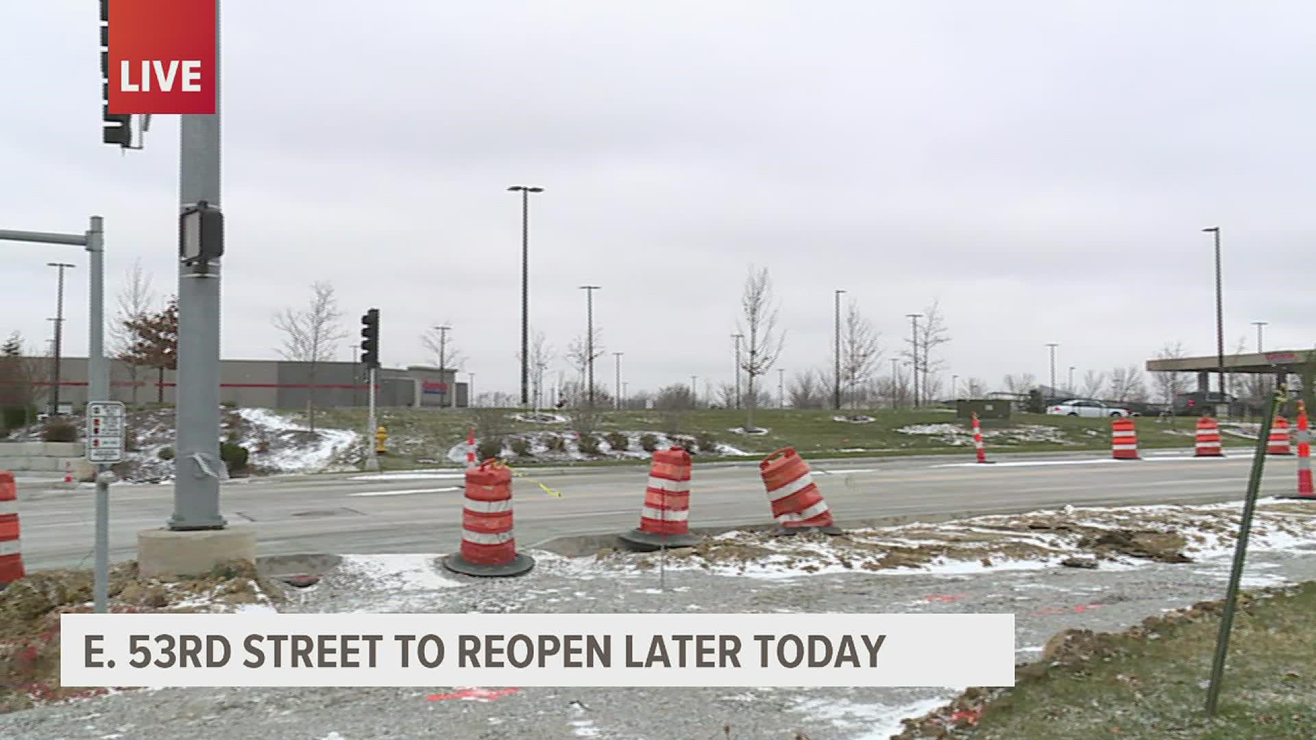 The Davenport Public Works Department said there will be some lane closures during the winter as crews work on a walking path.