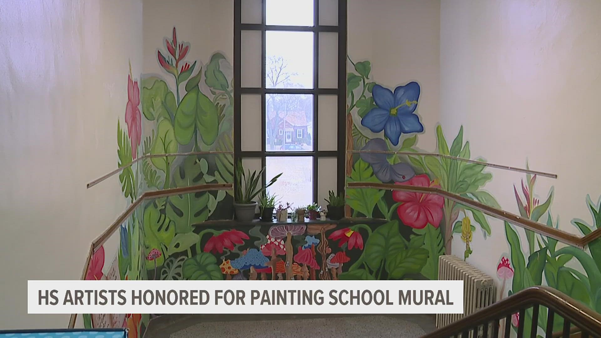 The students said they hope their work inspires other kids to pursue the arts.
