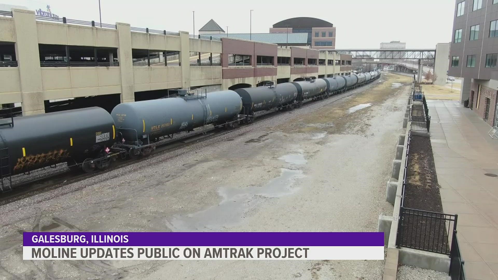 After over a decade of planning and millions of dollars in funding, Moline officials still support the Amtrak rail service project, despite remaining obstacles.