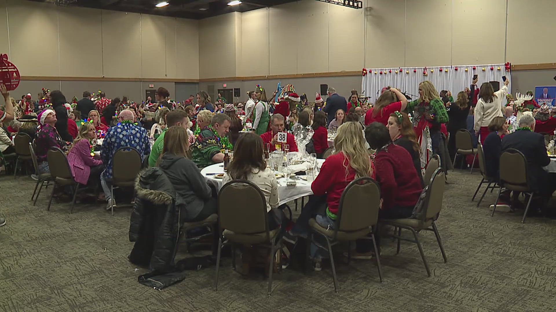 Attendees were served lunch from local QC celebrities, including WQAD's own Shelby Kluver, Ava Hedges, Morgan Strackbein, Peter Warner and Kory Kuffler. 